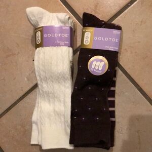 NEW Kids GOLDTOE knee high socks Medium